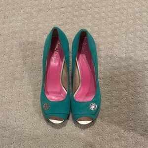 Lilly Pulitzer resort chic wedge